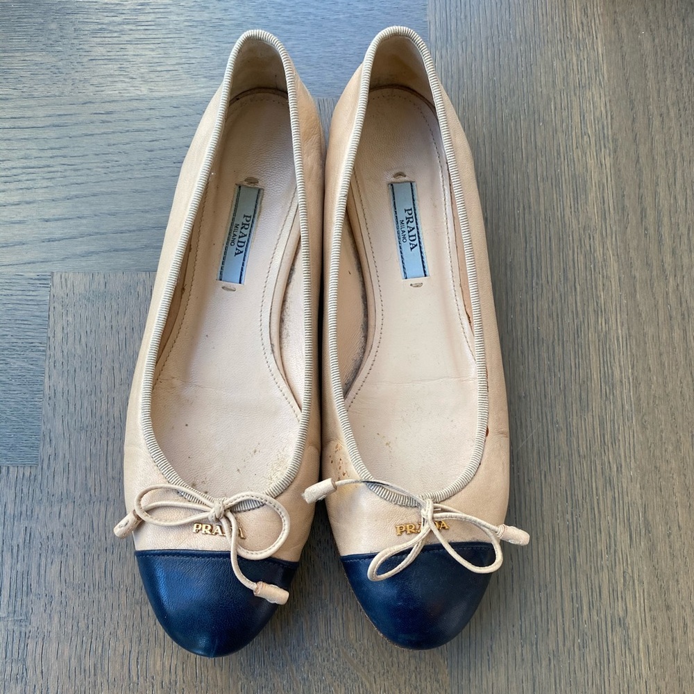 Prada Ballerina flats - nude color